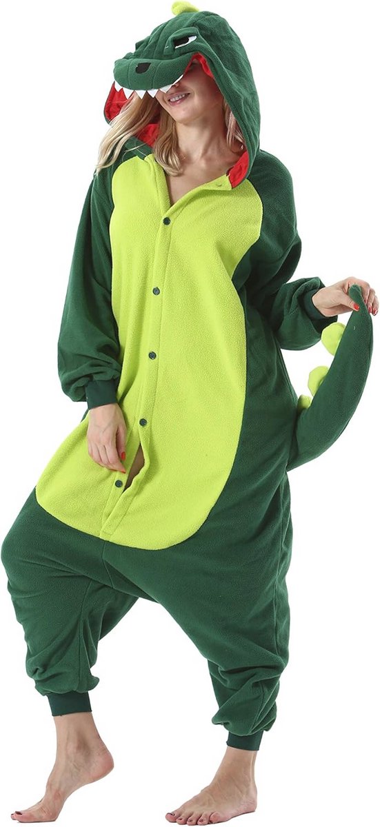 Unisex Dieren Onesie Pyjama Kostuum voor Volwassenen - Warm en Pluizig Loungewear