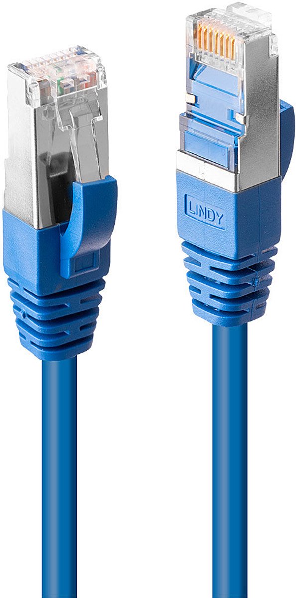 Stevige FTP-netwerkkabel categorie 6 LINDY PIMF PREMIUM Blauw 30 m