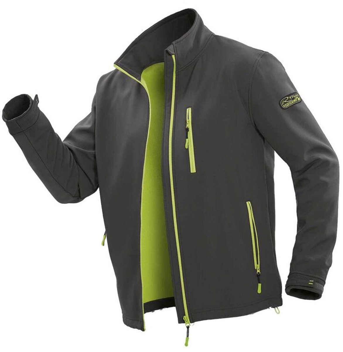 ATLAS FOR MEN - Softshell jack met microfleece voering - Heren - Verkrijgbaar in grote maten - 5XL