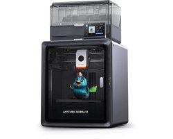 Anycubic Kobra S1 Combo 3D Printer – CoreXY Systeem – Automatische Bed Leveling – 600 mm/s Printsnelheid – Multi-Color Filament Systeem – PEI Flexibel Printbed – WiFi & App Bediening – Direct Printklaar
