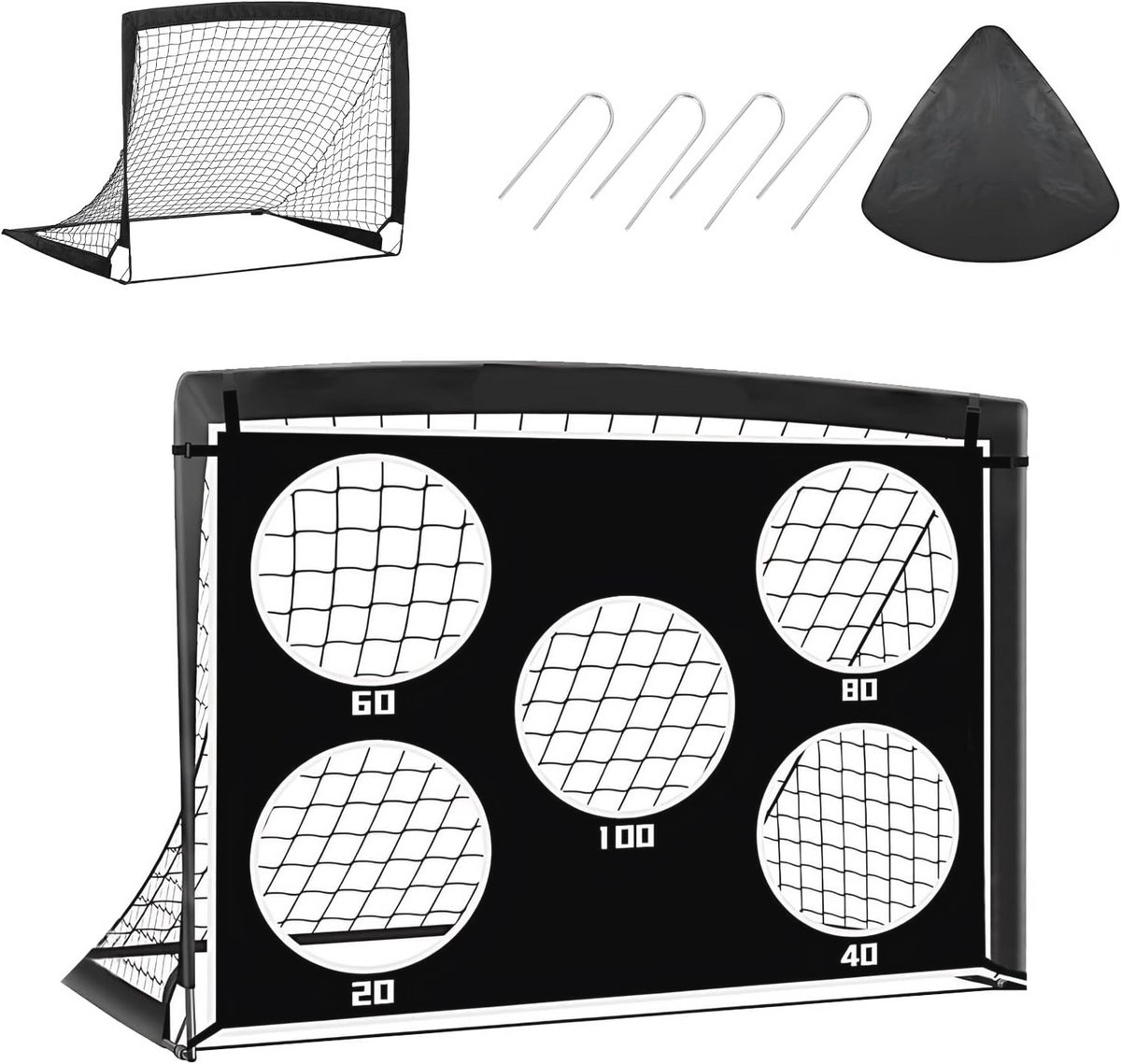 Draagbare Voetbaldoelen voor Kinderen - Perfect voor Buiten en Training