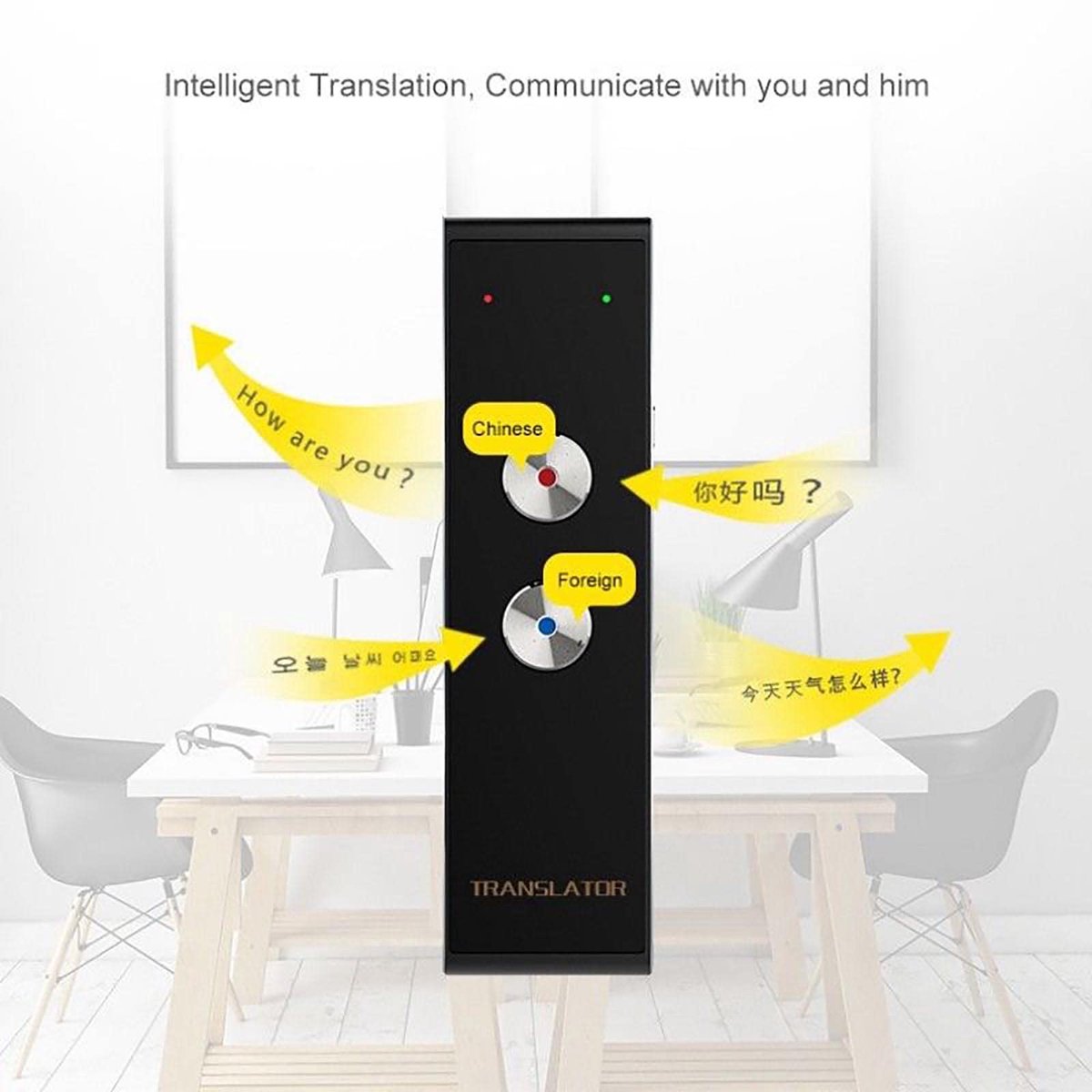 Gigicial Real-time Stemvertaler Simultaan Tolkenapparaat - afbeelding 3