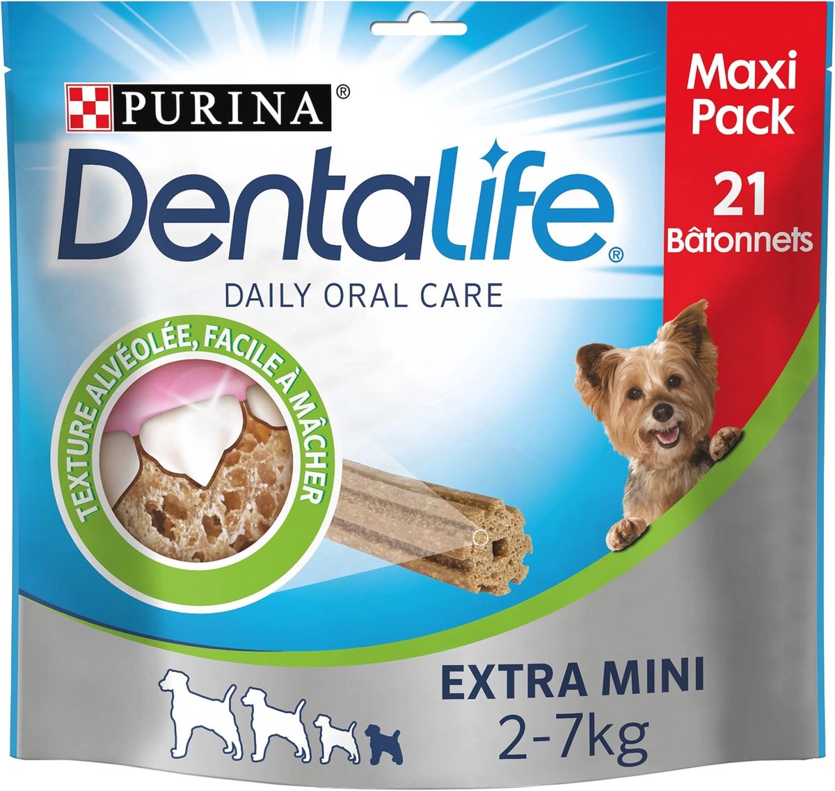 Kauwsticks voor Zeer Kleine Honden | Mondhygiëne & Gezondheidszorg | 21 Stuks | Kip