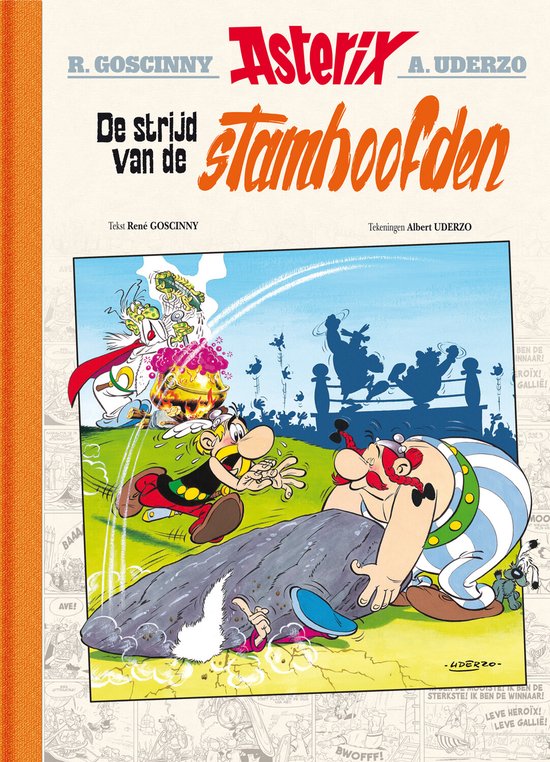Asterix lu7. de strijd van de stamhoofden (luxe editie) - cover