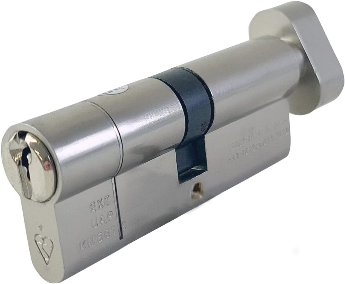 Versterkt Euro Cilinderslot met Duimdraai - Geschikt voor alle Deuren - Anti-Snap, Anti-Bump, Anti-Boor - 100mm 50/50