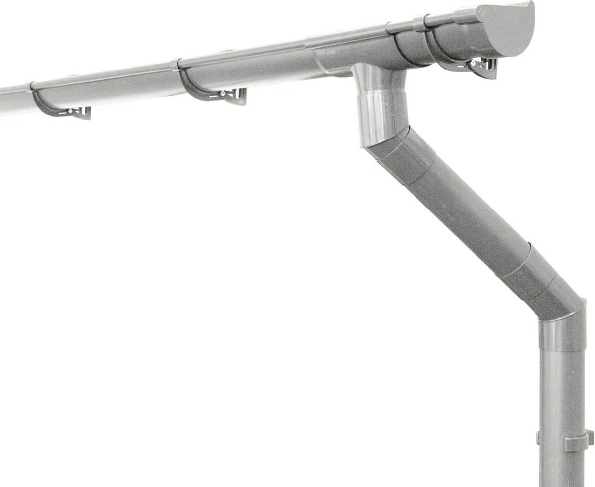 Dakgotenset 125mm Halfrond 4m - Professionele Dakafvoeroplossing - Hoogwaardig PVC-U Kunststof