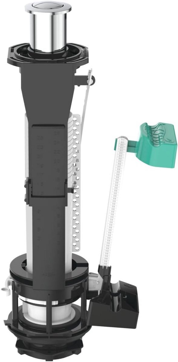 Drukknopventiel voor dubbel spoelmechanisme 3/6 l