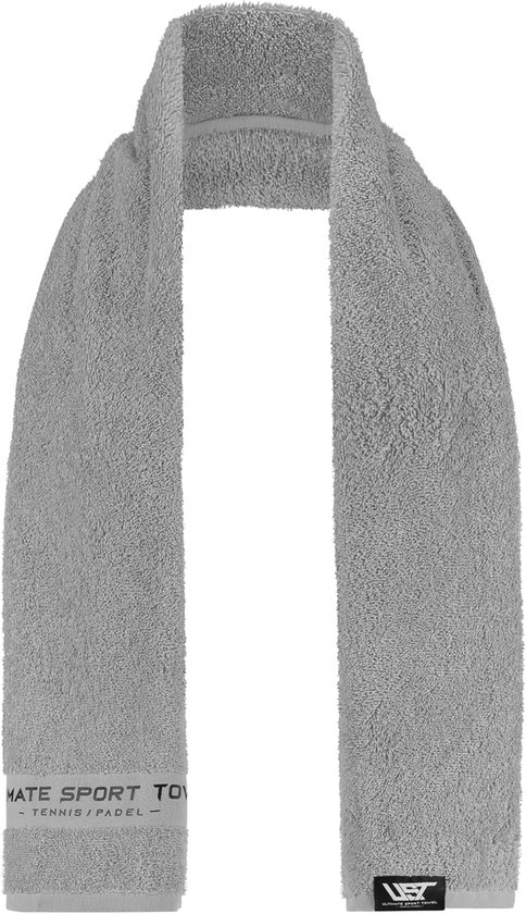 Serviette de sport UST + bracelet XXL - Tennis et Padel - Grijs