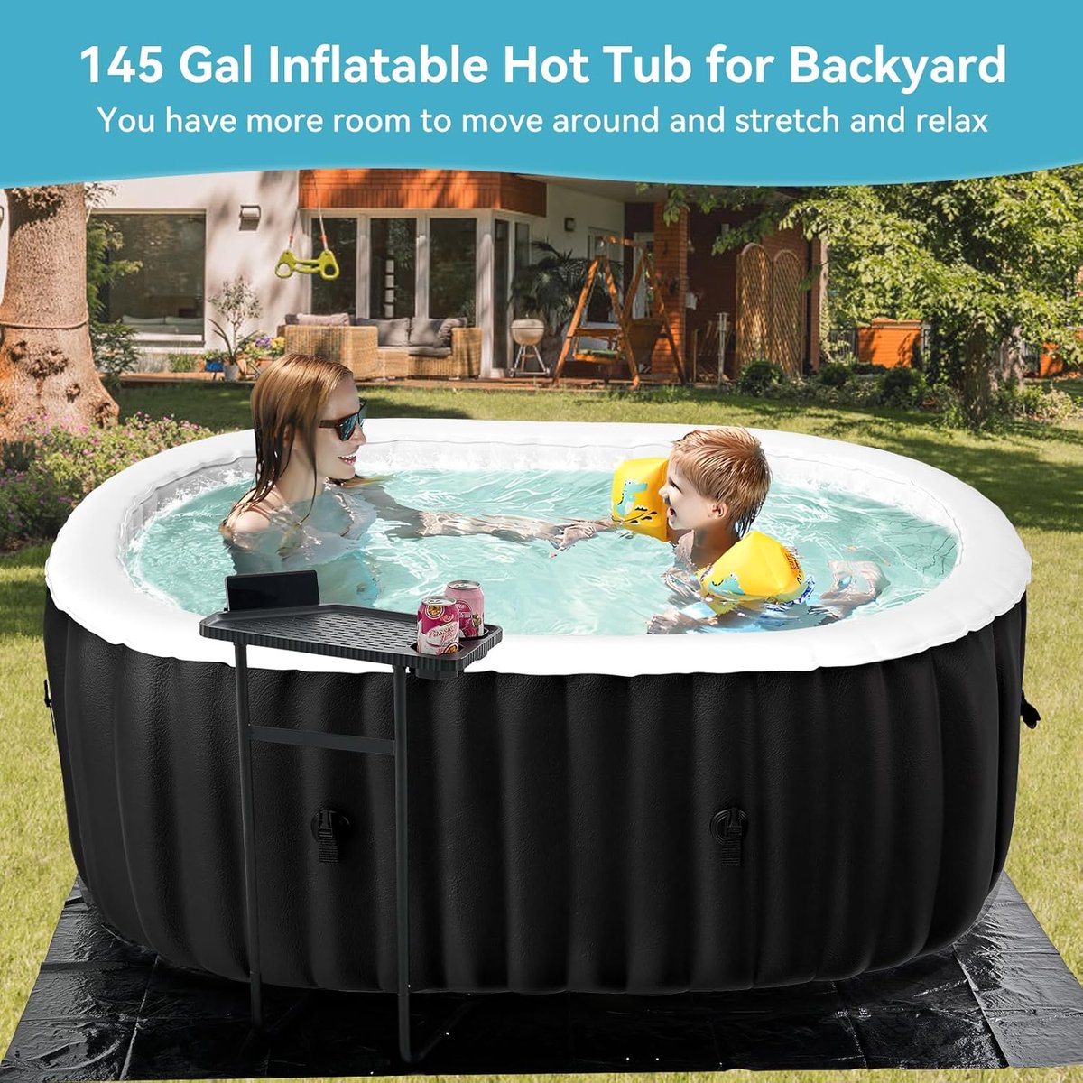 Opblaasbare Hot Tub voor 2 Personen - Industrial Home Luxe - afbeelding 2