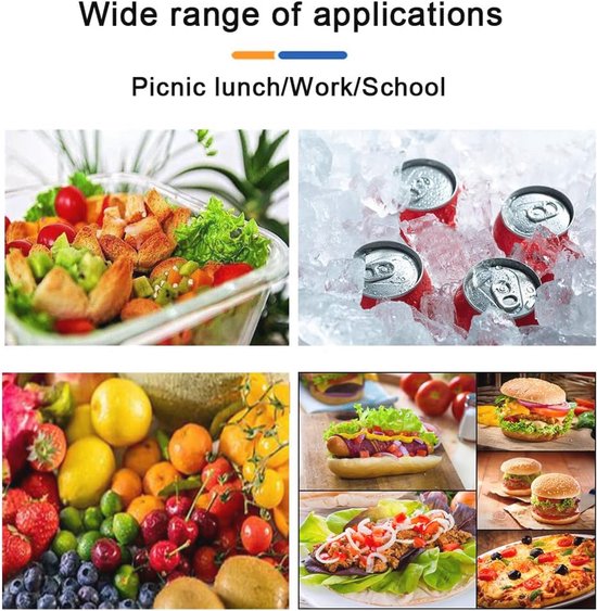 Opvouwbare koeltas - Herbruikbare en geïsoleerde koelbox voor picknick, werk, school, en outdoor activiteiten (15L) — afbeelding 2