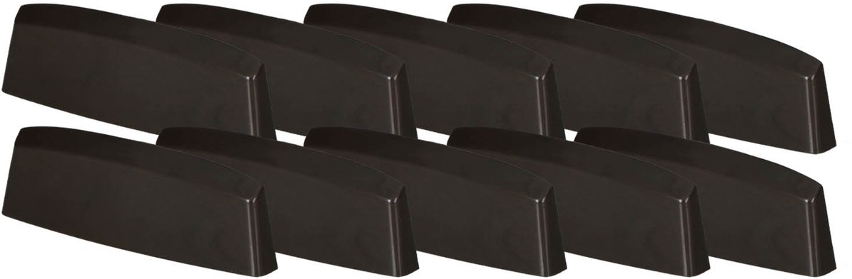 MK Trading Serie - Drainage Afsluitdop voor PVC Ramen - 45 MM - Bruin - Set van 10