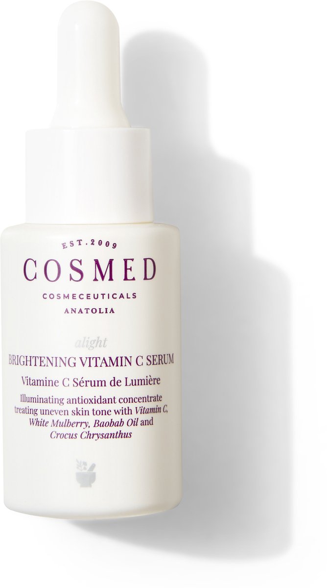 Cosmed Brightening Vitamin C Serum – Verhelderend serum - Vermindert pigmentvlekken en egaliseert de teint - 30 ml