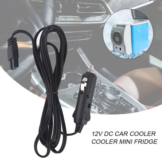 12V DC Auto Koeler Koelbox Aansluitkabel 2m - Ideaal voor Picknicks — afbeelding 5