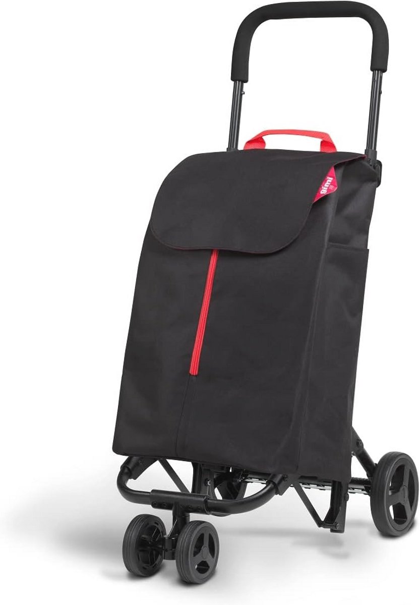 Polyester winkelwagen met trekkoord - 50 liter