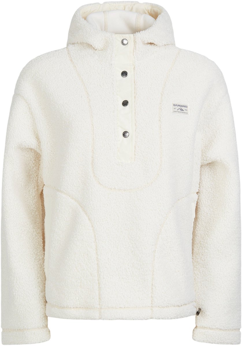 Fundango Juniper Pile Fleece Met Volledige Rits Wit L