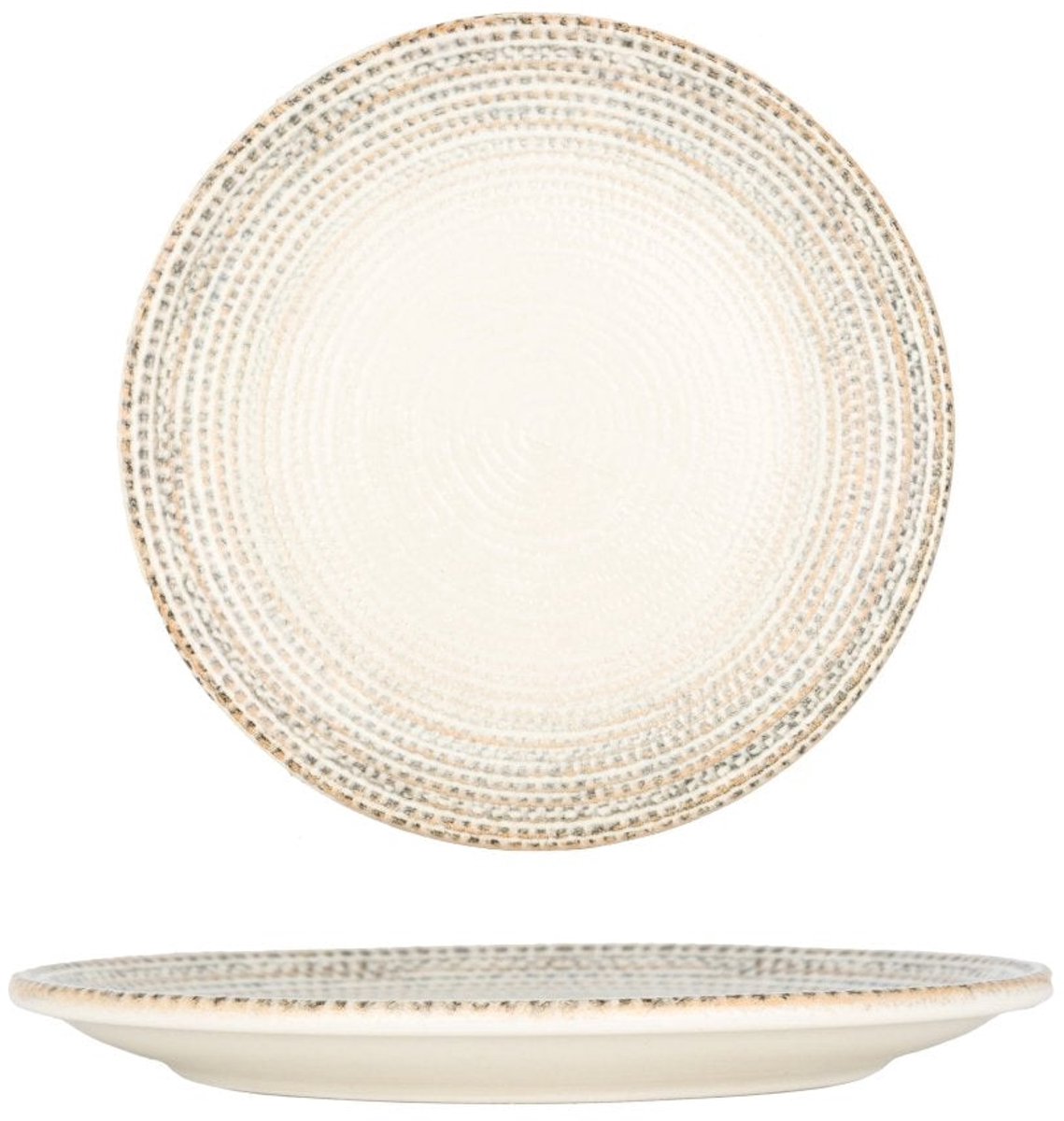 By Bone Dessertbord - Misis - Porselein - 17 cm - set van 6