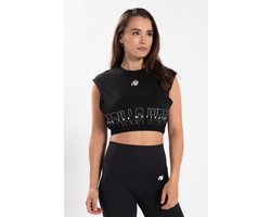 Gorilla Wear Albion Oversized Crop Top - Zwart - S