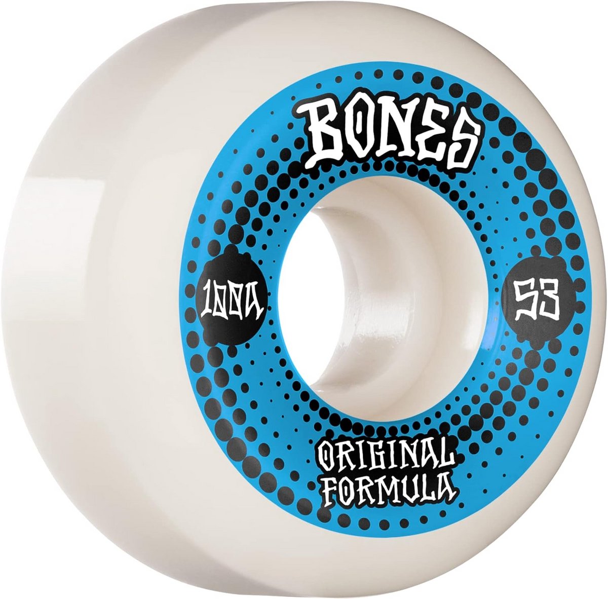 Skateboard Wielen OG Formula 100A V5 Sidecut 4 stuks Wit