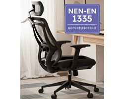 Roveo Ergonomische Bureaustoel - Office Gaming Chair - Volwassenen Game Stoel - Gamestoel - Zwart