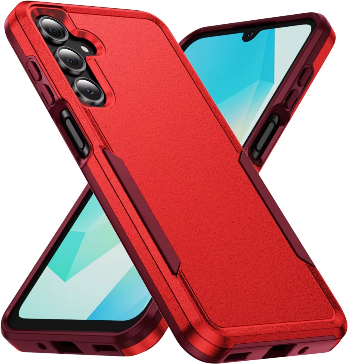 Hoesje Geschikt voor Samsung Galaxy S25 Ultra – Beschermende Telefoonhoes, Telefoonhoes met Volledige Bescherming, Duurzaam Smartphone Accessoire voor Dagelijks Gebruik-Rood