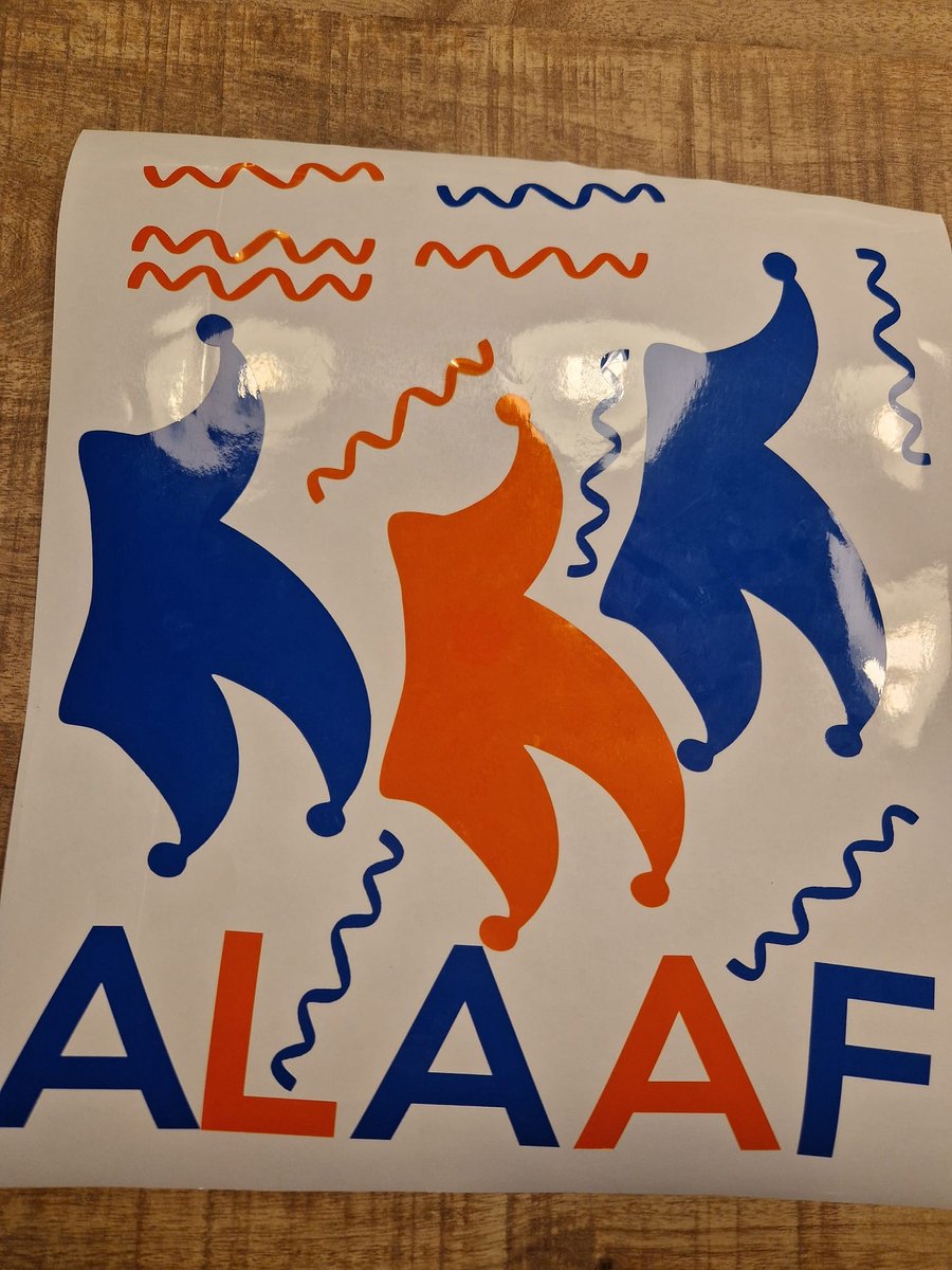 Herbruikbare statische raamsticker ALAAF