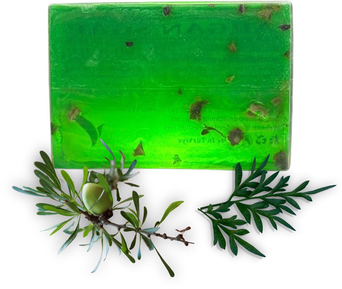Arganzeep met Pure Arganolie – Natuurlijk & Zuiverend - Handgemaakte zeep - 100% Natuurlijk