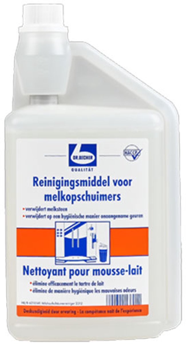 Becher Reinigingsmiddel voor Melkopschuimers 1 liter