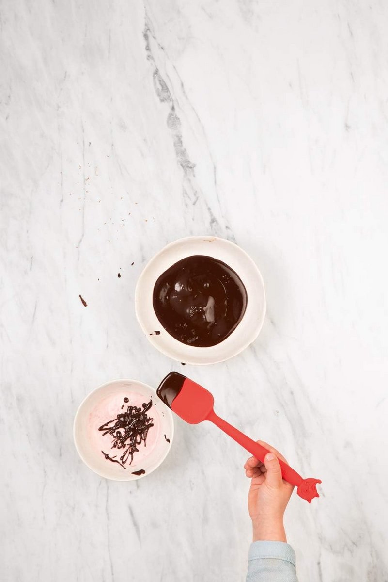 Flexibele Siliconen Spatel voor Kinderen met Vrolijk Design