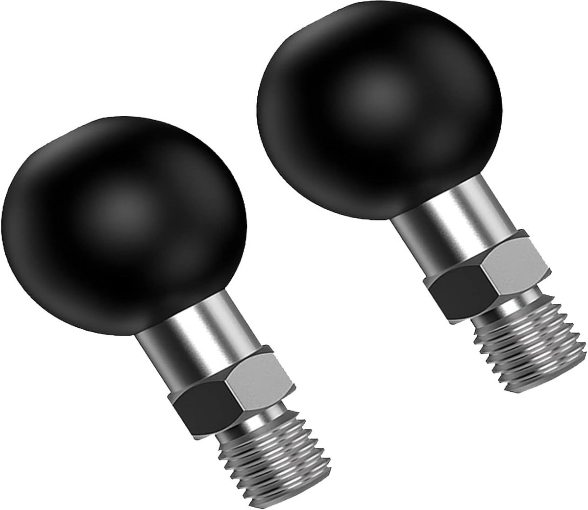 Universele 1 Inch Kogelkop Adapter voor Motorfiets en ATV - M10 Schroefdraad