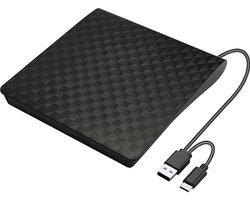 Xlyne Externe Blu-ray brander USB-A, USB-C, USB-A 2.0 Zwart
