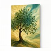 Olivier – objet d'art – art mural – Tableau sur toile – 30x45 cm