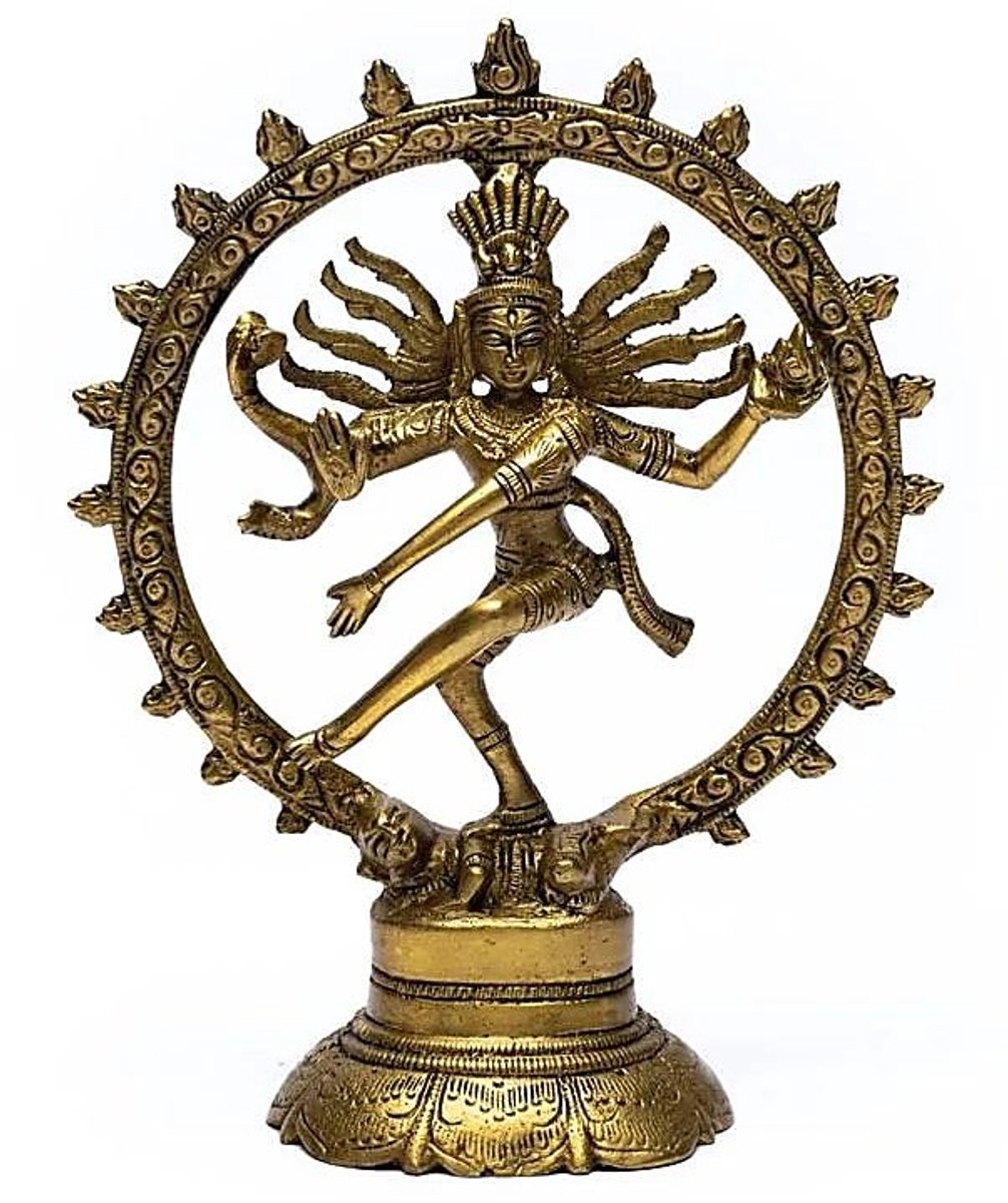 Shiva Nataraj messing 1 kleur - 20 cm - 780 g - M