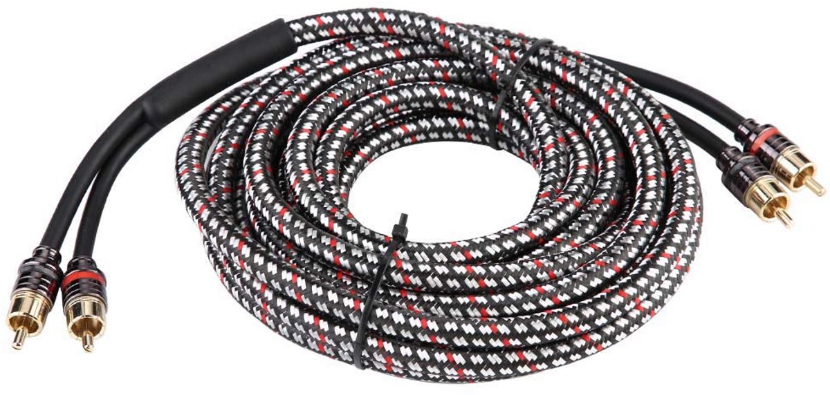 4.8m Audiokabel voor Auto Stereo en Subwoofer Versterker