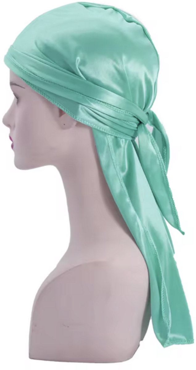 Turquoise durag - Turquoise shawl - Haarbechermer - Turquoise - Bandana - One size - CHPN