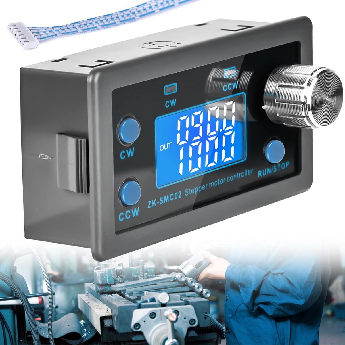 Geïntegreerde Stappenmotor Controller met LCD Scherm voor NEMA 17 23 Motoren