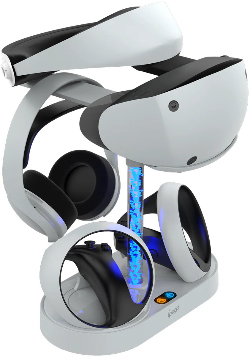 For PlayStation 5 Game Consoles VR Dual Charger PG-P5V001 Black/ White