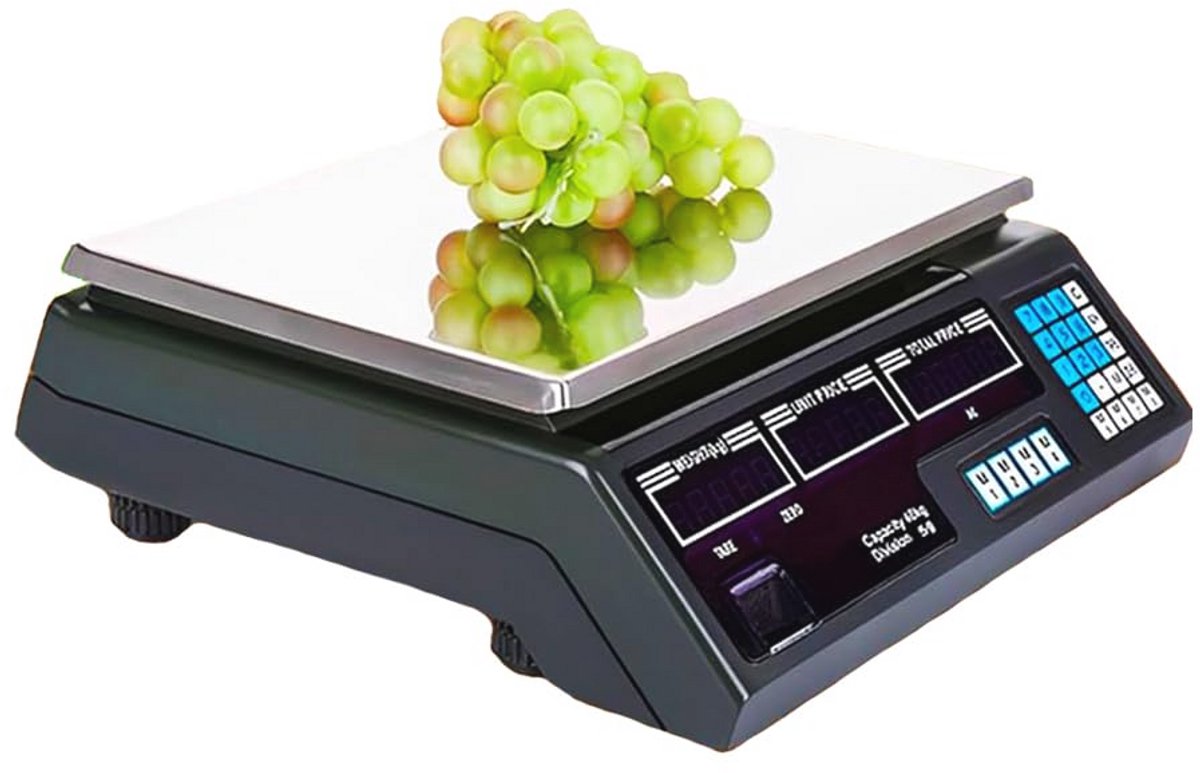 Professionele digitale keukenweegschaal tot 40 kg met hoge precisie en LCD-display