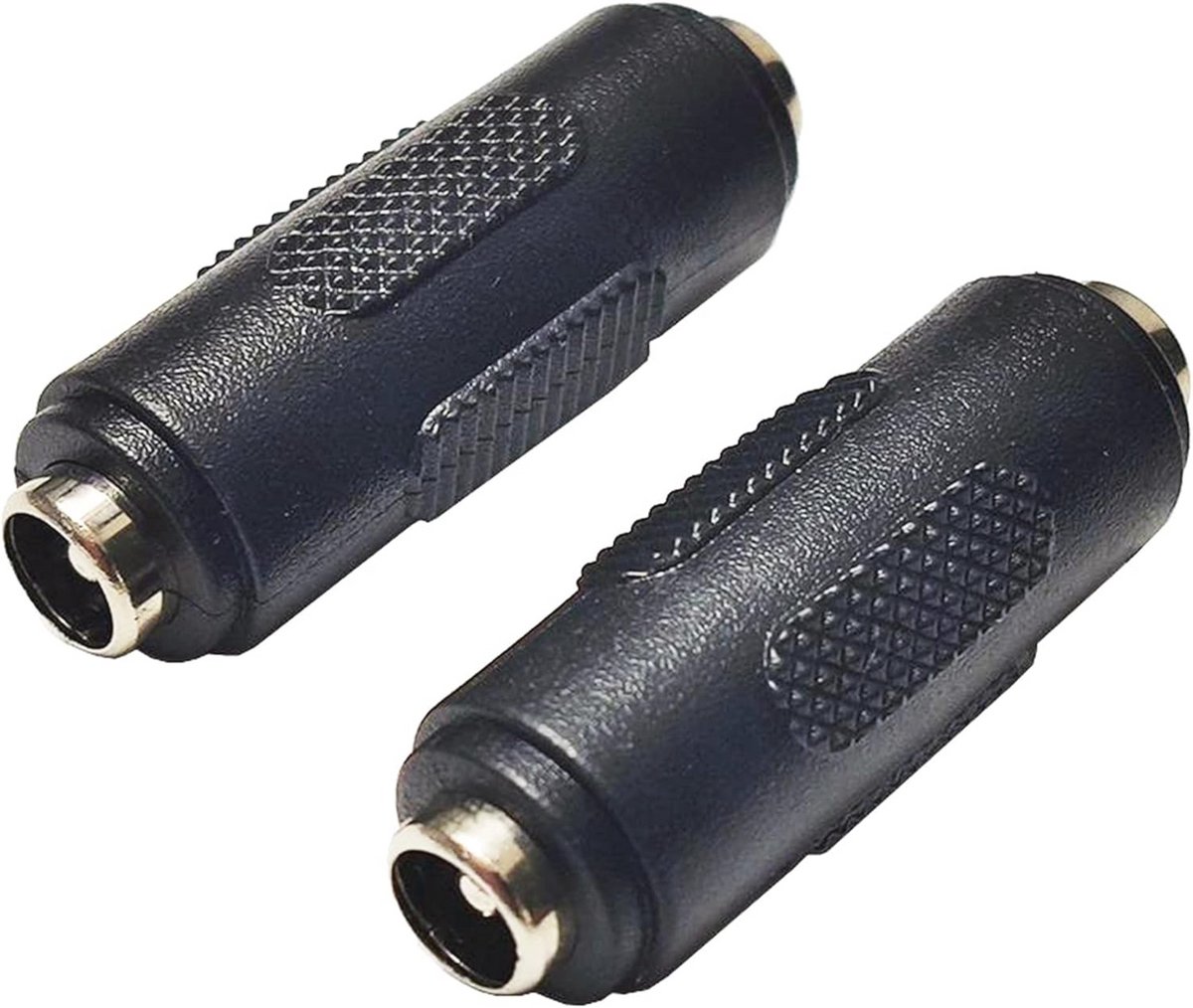 DC 5.5mm x 2.1mm Female Power Connector Adapter voor LED Lamp en Camera - 2 Stuks