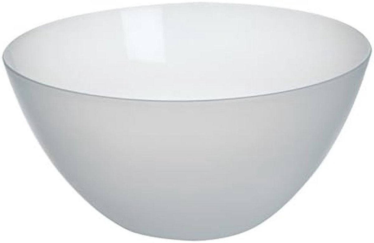 Regenboogsaladekom Wit 21 cm