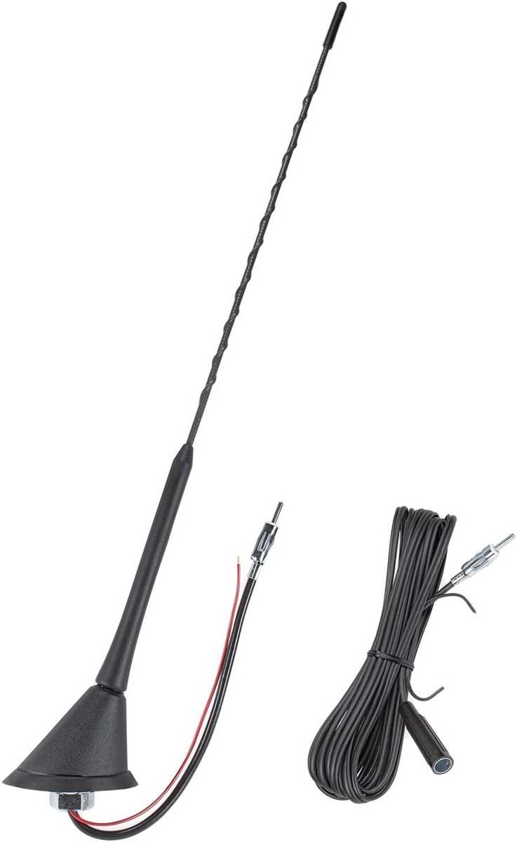 Universele Dakantenne Auto met Versterker AM/FM - 41cm Antenneboomsplitsing