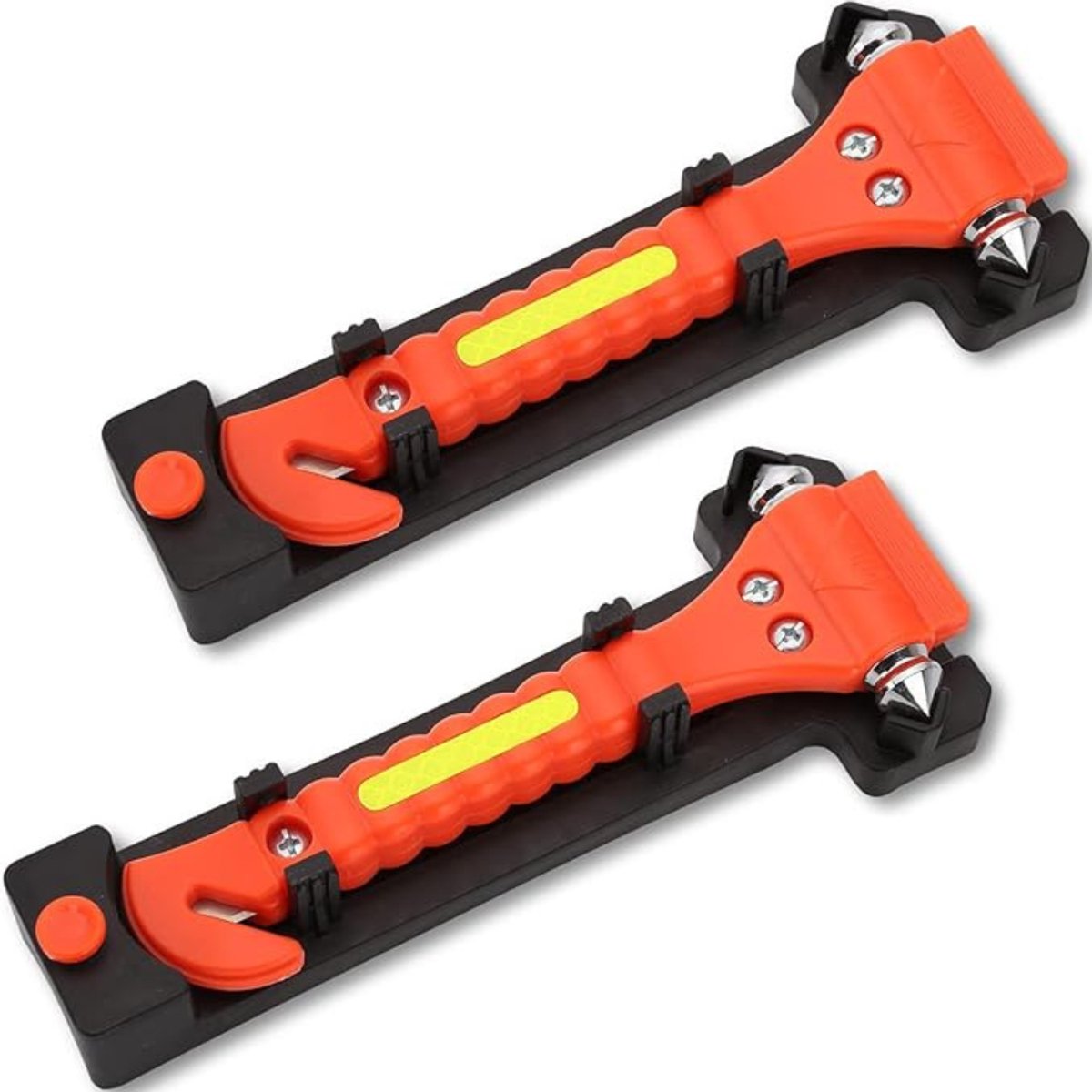 Swiphi® Veiligheidshamer - Noodhamer - Gordersnijder - 2Stuks