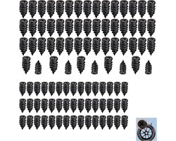 100x Universele Banden Reparatie Nagels voor Auto & Motorfiets - Zelfklevende Pluggen Set