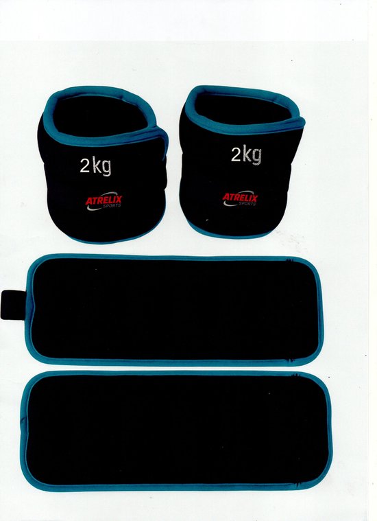 Atrelix Sports® - Enkelgewichten - Polsgewichten - 2x2KG