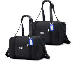 SPAHER 20L Reistas Handbagagetas 40x20x25cm Ryanair Opvouwbare Reistas Dames Heren Cabinetas Waterdicht Weekendertas Lichtgewicht Reishandtas Koffertas Fitnesstas