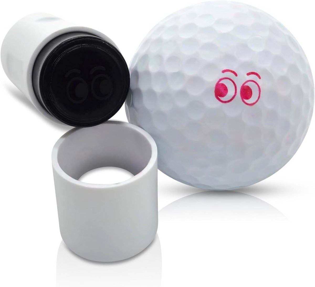 Golfbal Stempel Set - Verschillende Golfbal Markeringen, Emoji's & Iconen