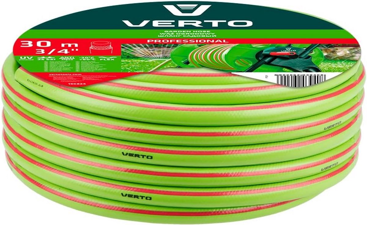 Professionele Tuinslang 50m 3/4 inch - UV-bestendig, Algenwerend en Extreem Sterk