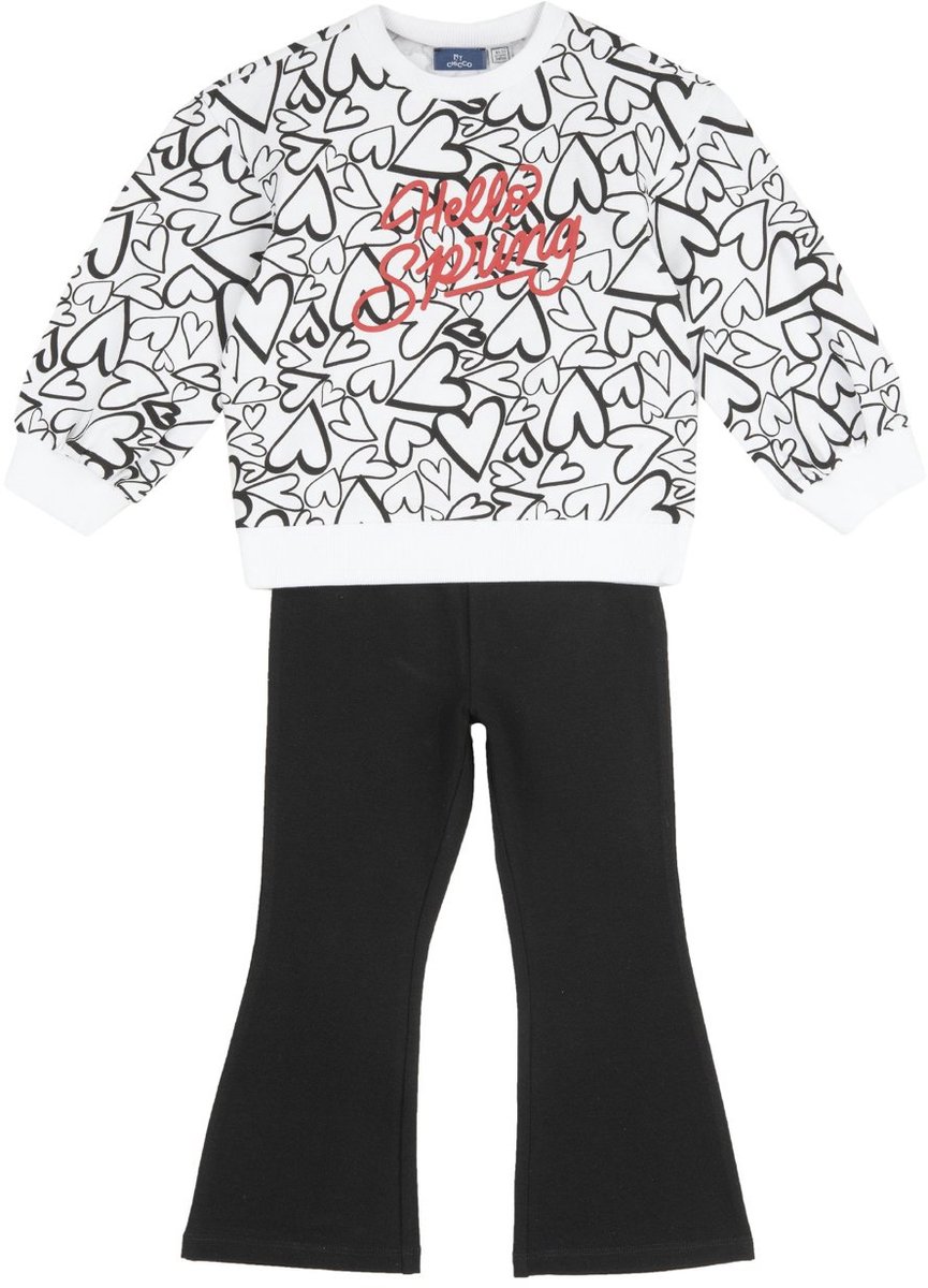 Chicco - Meisje - Kinderkleding met Trui en Broek - Maat 86