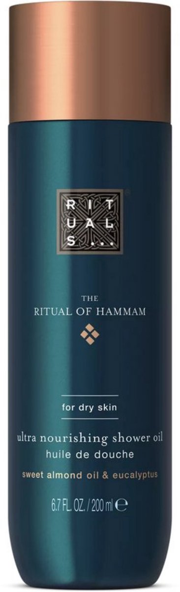 Rituals - Hammam - Shower Oil 200 ml - Doucheolie 200 ml