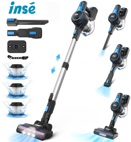 VacniQ Steelstofzuiger Draadloos - Gebruikt voor dierenhaar, - VacniQ - €89,99