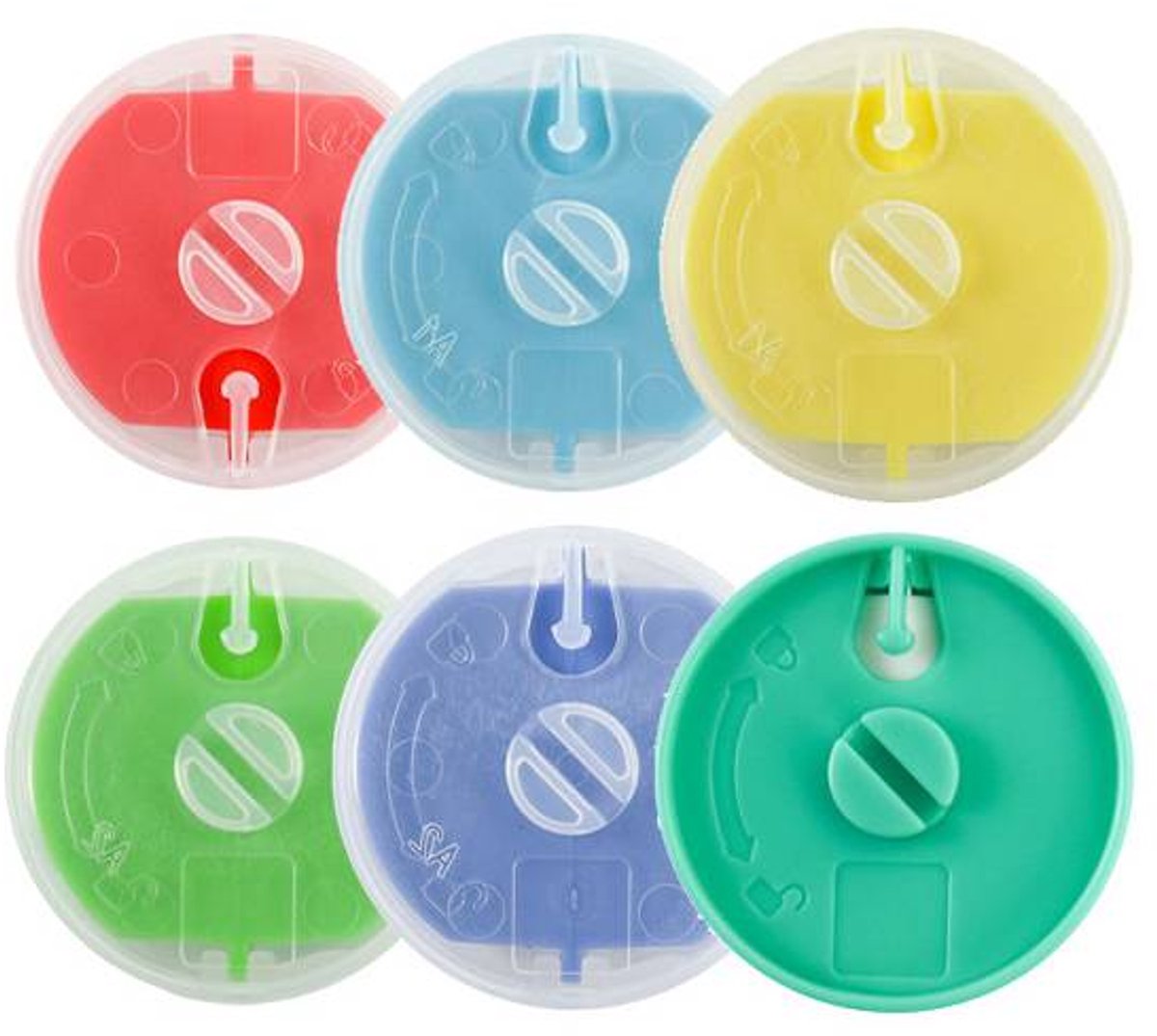 6 stuks Vervangingscartridges voor geurneutralisatoren - Accessoires voor luchtreinigers en robotstofzuigers - Geschikt voor Shark AZ3002, AZ3000, HZ3000, HZ3002, IZ862H, IZ562H, ZD550